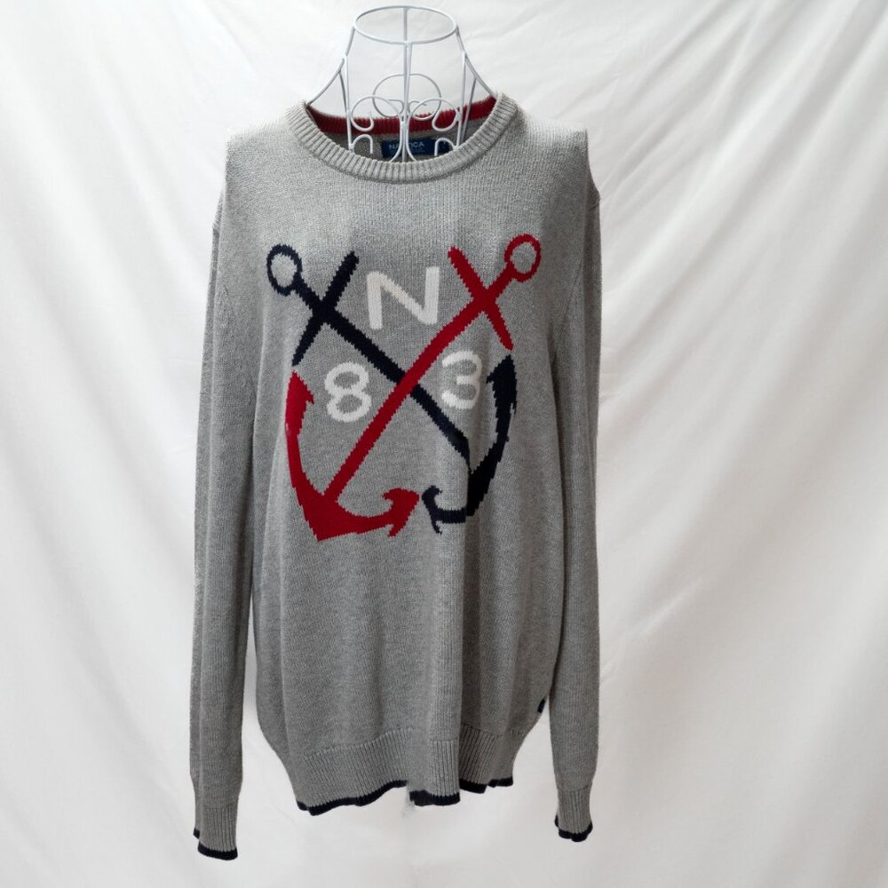 Large | Grey | Pull-over Sweater